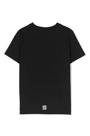 black cotton tshirt GIVENCHY KIDS | H3015909B